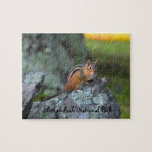 Cute Chipmunk, Shenandoah National Park Legpuzzel (Horizontaal)