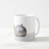 Cute Chipmunk Silver en Sneeuwkerstfeestdag Koffiemok (Voorkant rechts)