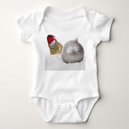 Cute Chipmunk Silver en Sneeuwkerstfeestdag Romper