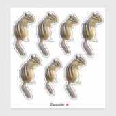 Cute Chipmunk Stickers (Vel)