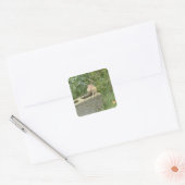 Cute Chipmunk Vierkante Sticker (Envelop)