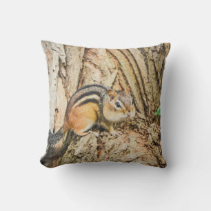 Cute Chipmunk Wilde Dieren Natuur Pill Buitenkussen