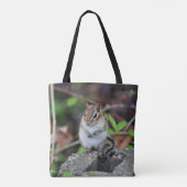 Cute Chipmunk Wildlife Animal Tote Bag (Achterkant)