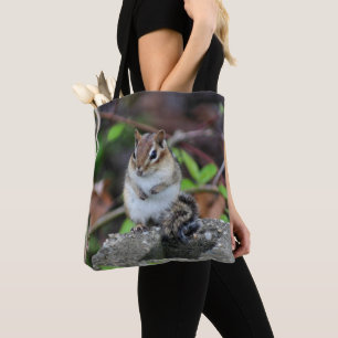 Cute Chipmunk Wildlife Animal Tote Bag