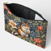 Cute Chipmunk William Morris Inspired Floral Etui (Open)