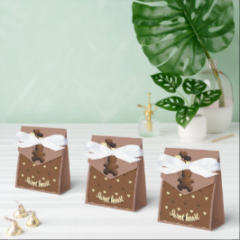 Cute chocolade beer Baby shower cadeau doos Bedankdoosjes