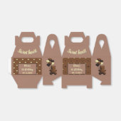 Cute chocolade beer Verjaardag favorietendoos Bedankdoosjes (Uitgevouwen)