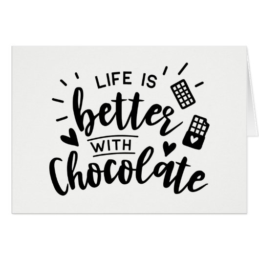 Cute Chocolate Addict - Hallo, denk aan jou, (Voorkant Horizontaal)