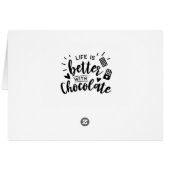 Cute Chocolate Addict - Hallo, denk aan jou, (Achterkant Horizontaal)