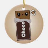 Cute Chocolate Bar Ornament (Voorkant)