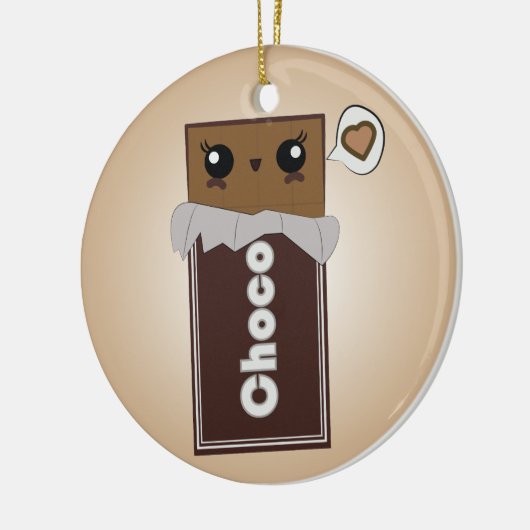 Cute Chocolate Bar Ornament (Links)