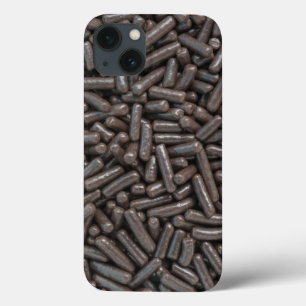 Cute Chocolate Brown Sprinkles Candy Adorable Case-Mate iPhone Case