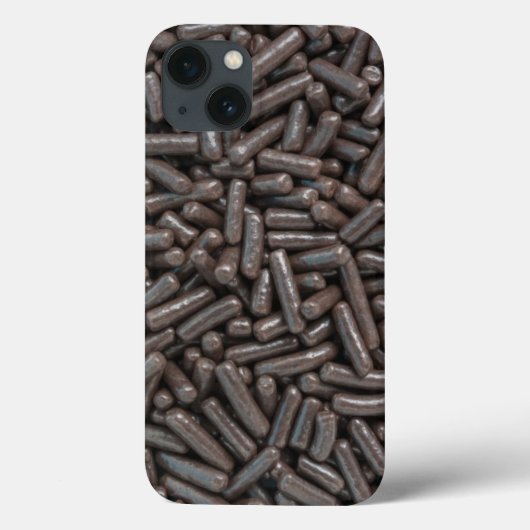 Cute Chocolate Brown Sprinkles Candy Adorable Case-Mate iPhone Case (Achterkant)