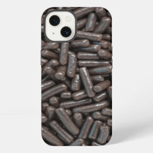 Cute Chocolate Brown Sprinkles Candy Adorable iPhone 13 Hoesje