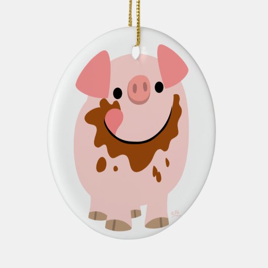 Cute Chocolate Cartoon Ornament (Rechts)