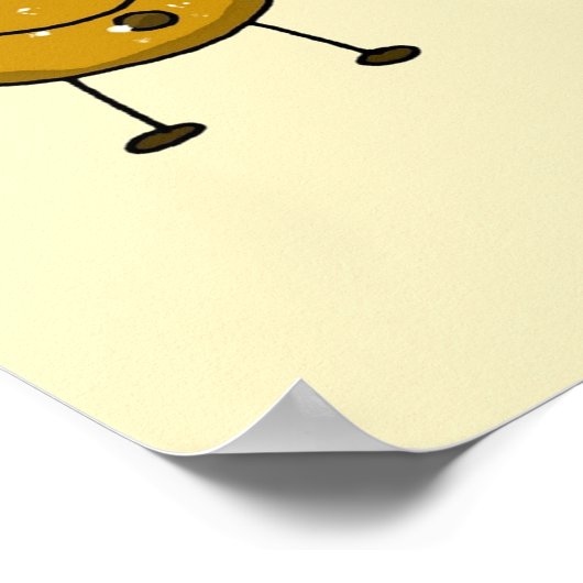 Cute chocolate chip cookie besties poster (Hoek)