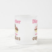 Cute Chocolate Cupcakes Dispatcher Matglas Koffiemok (Center)