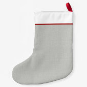 Cute Chocolate Dachshund Cartoon Dog Persoonlijk Kleine Kerstsok (Achterkant)