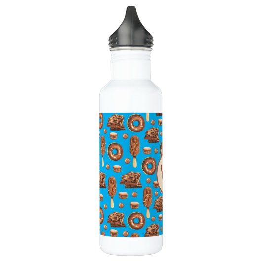 Cute Chocolate Ice Cream Donuts Monogram Waterfles (Links)