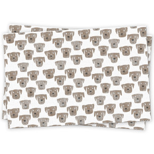 Cute Chocolate Labrador Retriever Dog Tissuepapier