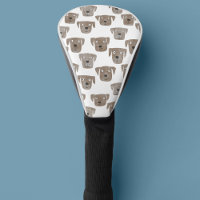 Cute Chocolate Labrador Retriever Dog Waterverf