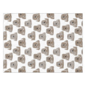 Cute Chocolate Labrador Retriever Dog Waterverf Tafelkleed (Voorkant (Horizontaal))