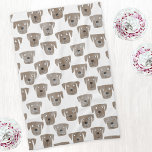 Cute Chocolate Labrador Retriever Dog Waterverf Theedoek<br><div class="desc">Waterverf schilderij van schattige Labrador Retriever-honden,  perfect voor dierenliefhebbers,  hondenwandelaars,  hondenfokkers en dierenartsen.</div>
