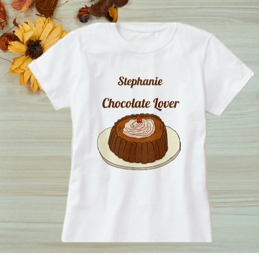 Cute Chocolate Lover Adult T-shirt