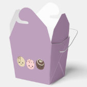Cute Chocolate Truffels Bedankdoosjes (Geopend)