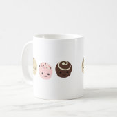 Cute Chocolate Truffels Koffiemok (Voorkant links)