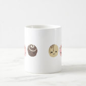Cute Chocolate Truffels Koffiemok (Center)