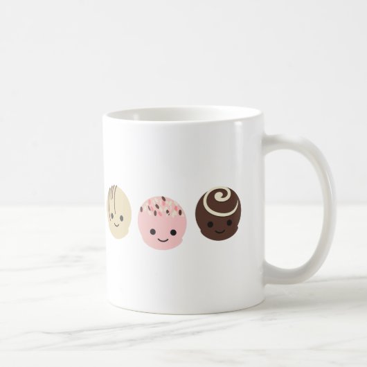 Cute Chocolate Truffels Koffiemok (Rechts)