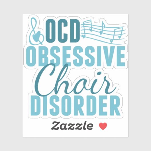 Cute Choir Obsoned Sticker (Vel)