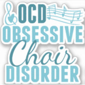 Cute Choir Obsoned Sticker (Voorkant)