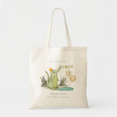 Cute Chomp Alligator in Swamp Any Age Birthday Tote Bag (Voorkant)