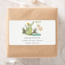 Cute Chomp Alligator in Swamp Balloon Adres