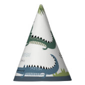 Cute Chomp Alligator Swamp Elke leeftijdscategorie Feesthoedjes (Rechts)