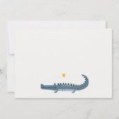 Cute Chomp Alligator Swamp Elke leeftijdscategorie Kaart (Achterkant)