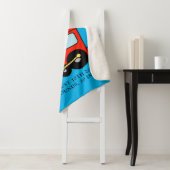 Cute choo baby sherpa deken met naam (In situ)