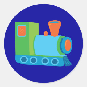 Cute Choo Choo Train Ronde Sticker