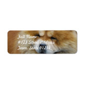 Cute Chow Chow Mailing Labels (Voorkant)