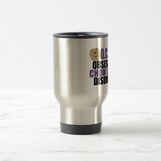 Cute Chow Chow Reisbeker (Center)