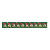 Cute Chow kerst Grosgrain Lint (Voorkant)