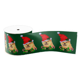 Cute Chow kerst Grosgrain Lint