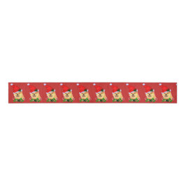 Cute Chow kerst Grosgrain Lint