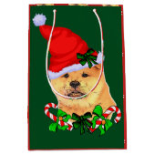 Cute Chow Kerstkerkerkerdromen Medium Cadeauzakje (Voorkant)