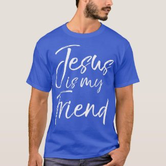 Cute Christelijk Gift voor Vrouwen Jezus is mijn v T-shirt