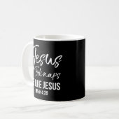Cute Christelijk mama Jesus Took Naps is als Jezus Koffiemok (Voorkant links)