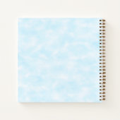 Cute Christening Baby Penguin Airplane Guest Notitieboek (Achterkant)