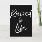 Cute Christian Baptism Gift For New Believers Rais Kaart (Voorkant)